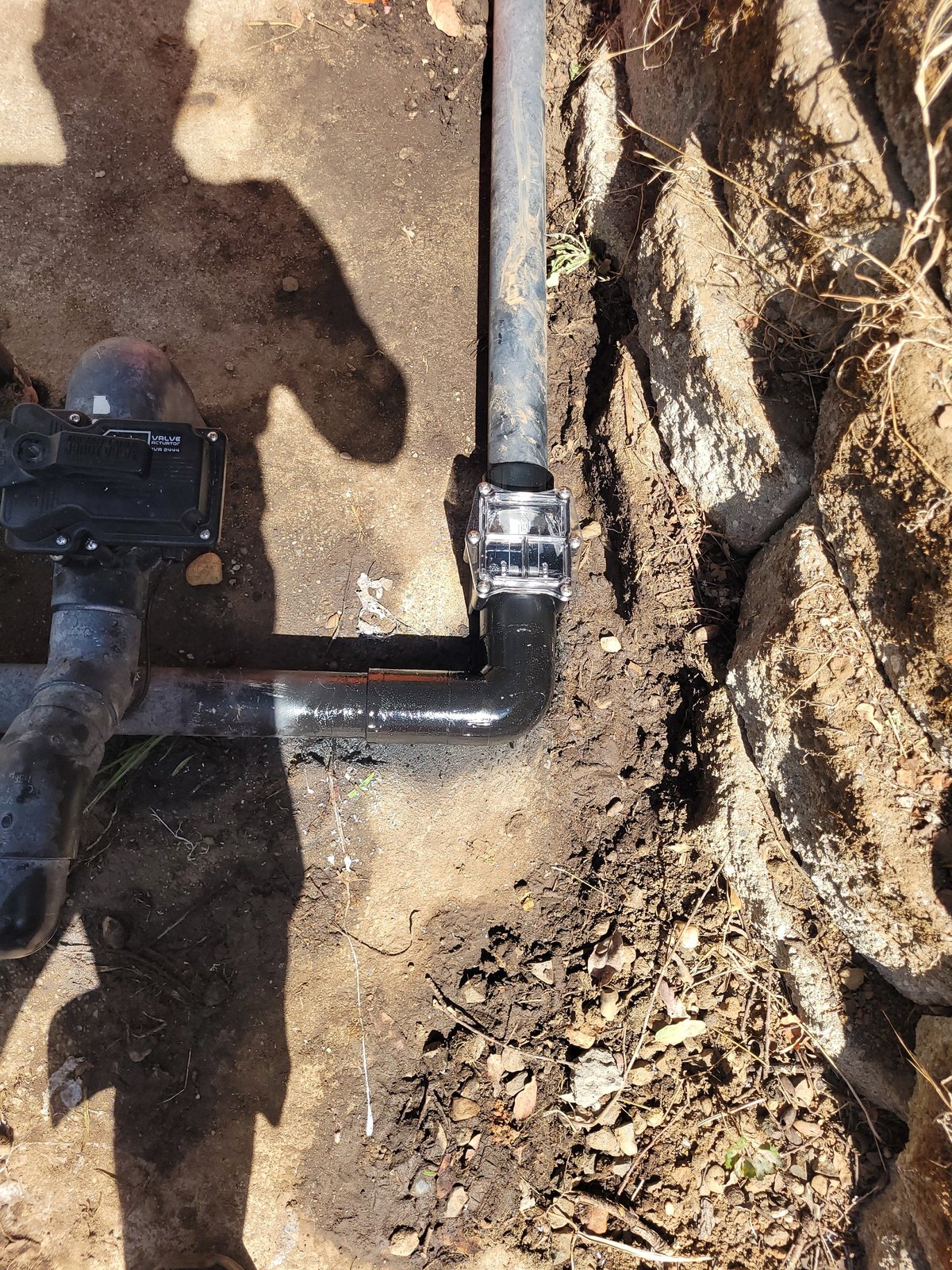 New pool check valve and plumbing in Folsom, CA