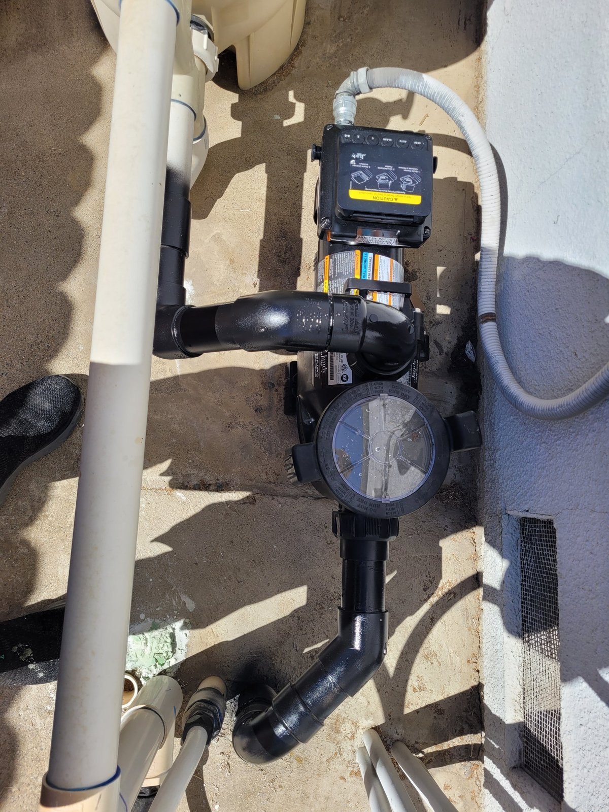 New Jandy variable-speed pool pump in Plumas Lake, CA